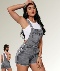 JARDINERA SHORT DENIM VINTAGE