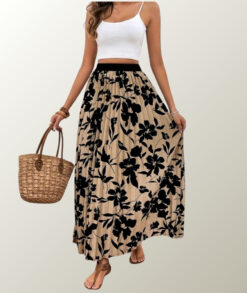 FALDA LARGA FLORAL BOHEMIA