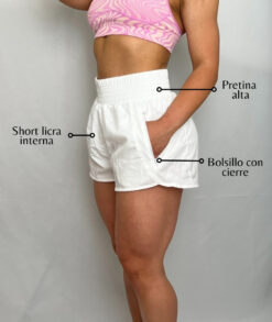 SHORT LICRA INTERNA - PRETINA ANCHA