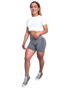 SHORT SIN SCRUNCH CON BANDA