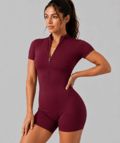 ENTERIZO SHORT MANGA CORTA